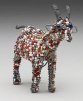 SM Beaded Wire Goat