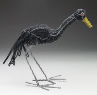 SM Bead Black Egret