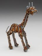 Mini Beaded Wire Giraffee