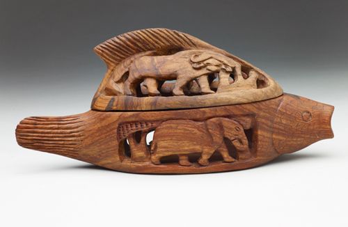 Wood Fish Box